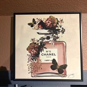 CHANEL No. 5 Floral Art with Butterflies